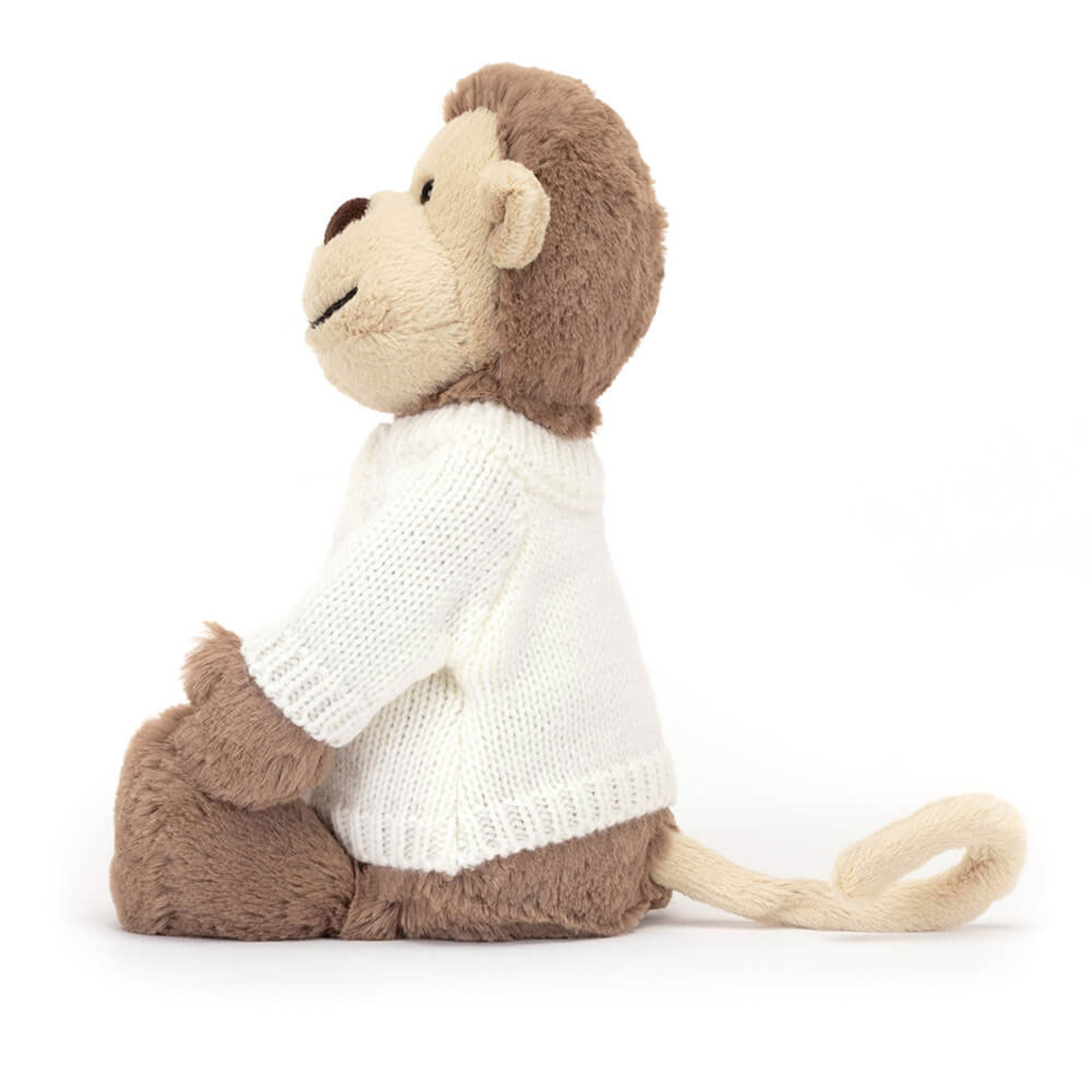 Bashful Monkey with Personalized Cream Jumper - Image 3